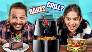 Thumbnail: Bake vs Grill in an Air Fryer?! 😳⏳ 20-Minute Cooking Battle | Mad for Fun