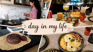 Thumbnail: Day in My Life 💕 | Homemade Chocolate Cake 🍰 | Cooking & Dinner Out | Telugu Lifestyle Vlog 