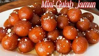 Thumbnail: Mini Gulab Jamun | Soft, Juicy Halwai Style |  Easy Sweet Recipe | 1 kg Gulab Jamun