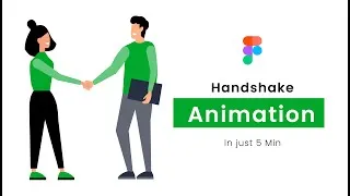 Thumbnail: Create a Handshake Animation in Figma | Step-by-Step Tutorial