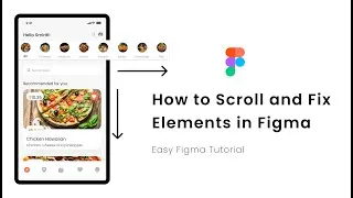 Thumbnail: How to Scroll and Fix Elements in Figma | Easy Figma Tutorial