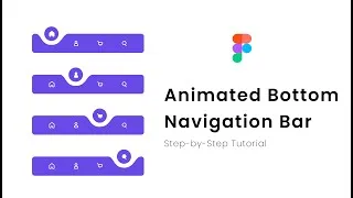 Thumbnail: Create Smooth Navigation Bar Animations in Figma | Step-by-Step Tutorial