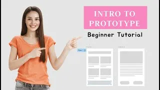 Thumbnail: Intro to Prototyping in Figma | Beginner's Guide to Creating Interactive Designs