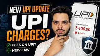 Thumbnail: UPI Par Naya Tax? 😱 New UPI Rules & Charges Controversy Explained