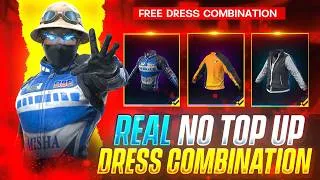 Thumbnail: FF REAL NO TOP UP DRESS COMBINATION ✨ || BEST NO TOP UP DRESS COMBINATION 💀 || MAD HYPER GAMING 🔥