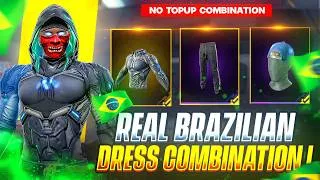 Thumbnail: FF REAL BRAZILIAN 🇧🇷 DRESS COMBINATION ✨ || BEST FREESTYLE DRESS COMBINATION 💀 || MAD HYPER GAMING 🔥
