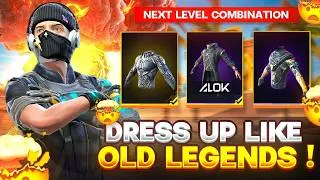 Thumbnail: FREE FIRE 🔥 DRESS UP LIKE OLD LEGENDS || BEST DRESS COMBINATION ✨ || MAD HYPER GAMING
