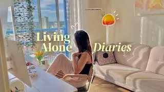 Thumbnail: Living Alone Diaries 🌷| getting my spark back, solo dates, new hobby and friend, pet loss grief