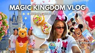 Thumbnail: MAGIC KINGDOM BIRTHDAY VLOG🐭✨🍰 Disney World Birthday Magic, Rides & Treats, Characters, & more!