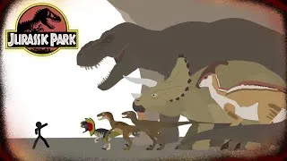 Thumbnail: Dinosaurs vs Humans (Jurassic Park)