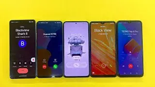 Thumbnail: Incoming Call POCO F4 + HUAWEI Y90 + Blackview A80 | Outgoing Call TECNO POP 6 + Blackview 8 