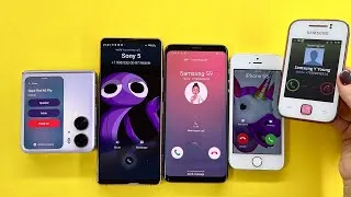 Thumbnail: OPPO Find N2 Flip Calling On Sony Xperia 5 + Samsung S9 + Y Young | Hello Kitty + IPhone 5S 