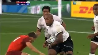 Thumbnail: Nemani Nadolo runs over Richard Wigglesworth