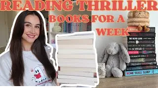Thumbnail: READING THRILLER BOOKS FOR A WEEK 🔪🩸🖤