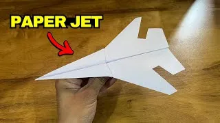 Thumbnail: The Easiest Paper Jet Airplane to make | Paper Plane | Mad Times