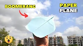 Thumbnail: How To Make Boomerang Plane | Boomerang Paper Plane