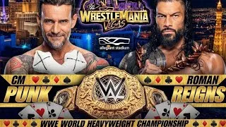 Thumbnail: CM Punk vs. Roman Reigns: WrestleMania Vegas World Heavyweight Championship Warfare!