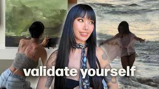Thumbnail: how to VALIDATE yourself instead | build SELF WORTH and stop seeking external validation