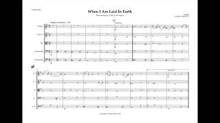 Thumbnail: When I Am Laid In Earth - Henry Purcell (Arr. for String Quintet and Brass Quintet/M.Roth) (Score)