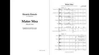 Thumbnail: Mater Mea - R. Dorado (Arr. for String Quintet, Brass Quintet and Percussions/M.Roth) (Score)