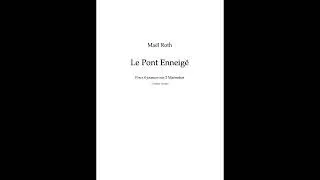 Thumbnail: Le Pont Enneigé - Maël Roth (2 Marimba, 4 players (for 4 beginners) (Score)