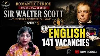 Thumbnail: Punjab Cadre Lecturer English Romantic Period Lecture 9 Walter Scott Classes by Poonam Dua