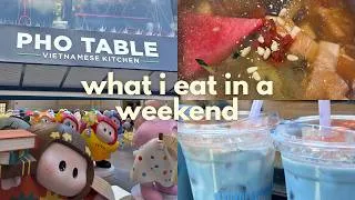 Thumbnail: everything I ate in a NYC weekend (pho, naengmyeon, butterfly pea latte) 🍲