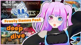Thumbnail: Deep Dive into ALL 70+ Games from FROSTY GAMES FEST (SGF 2026)