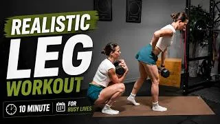 Thumbnail: 10 MINUTE LEG WORKOUT IS ENOUGH!