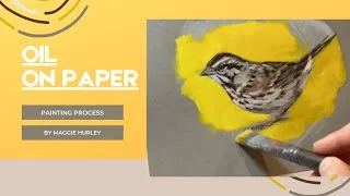 Thumbnail: Oil Painting Time Lapse  ||  Song Sparrow