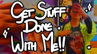 Thumbnail: Get Stuff Done With Me! | vlog, cleaning!