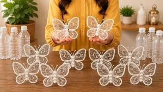 Thumbnail: 🦋 I Turned Plastic Bottles Into Beautiful Butterflies!♻️DIY Recycling Craft #plasticbottlecraft