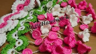 Thumbnail: 🔔 पूजा घर के लिए तोरण, Bandhanwar, Gate parda #crochet #handmade #toran #diy #mandir #decor #flowers