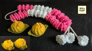 Thumbnail: 🌷How to Crochet kesar modak, Gift for Ganesh Chaturthi #bappa #keychain #modak 