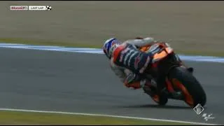 Thumbnail: Casey Stoner wild driving on the curb - Jerez 2012