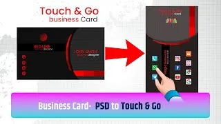 Thumbnail: Touch & Go Card | Clickable | Digital Business Card | PSD Download | Best Design Project Free