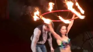 Thumbnail: Circus. The fiery hoops. Clip!