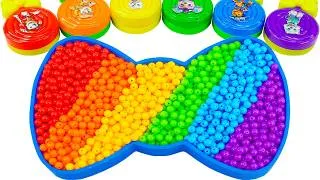 Thumbnail: ASMR Video | How To Make Rainbow Bow Bathtub From Mixing Beads & Cutting | Magic Sand B
