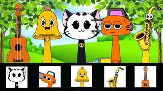 Thumbnail: 😱 EVERY Sprunki OC Evolution! 🔥 Phase 1 ➜ Phase 10 | Complete Compilation