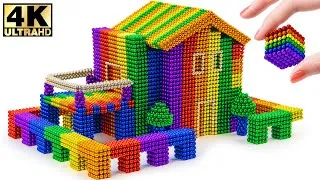 Thumbnail: Magnet Challenge - How To Make Pet House With Fence And Mezzanine From Magnetic Balls | ASMR Videos