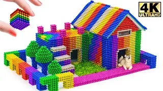 Thumbnail: Magnet Challenge - How To Make A Dog House Outdoor Staircase From Magnetic Balls | ASMR Videos