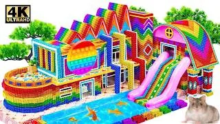 Thumbnail: ASMR x 1.5 - How To Make Rainbow Inflatable Water Slide & POP IT Wall In Luxury House