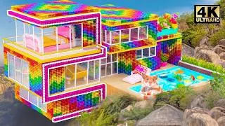 Thumbnail: ASMR x 1.5 - How To Make Mountain View Slope House With Luxury Swimming Pool