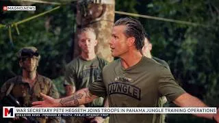 Thumbnail: 🇺🇸 SecWAR in the Jungle! Pete Hegseth Joins Elite Troops in Wild Panama Training Operations