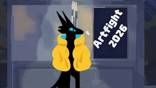 Thumbnail: waiting // Artfight attack  // agreenladybird