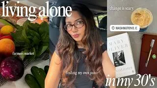 Thumbnail: living alone in my 30's | change is scary