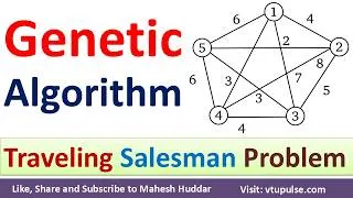 Thumbnail: Genetic Algorithm Travelling Sales Man Problem | TSP using GA Solved Example by Vidya Mahesh Huddar