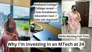 Thumbnail: Why I’m Doing an MTech at 24 (Even After Starting My Career) #tamil