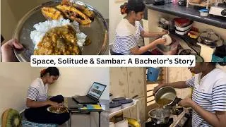 Thumbnail: Living Alone Diaries: Bad Sambar, Mystery Fish & the City That’s Changing Me #tamil