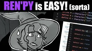 Thumbnail: Programming a Spooky Visual Novel: First Attempts